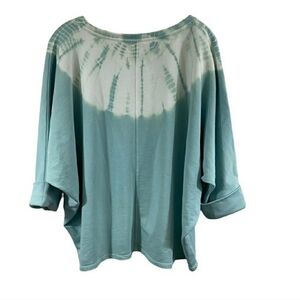 Pure J.Jill Blue Tye Dye Sweater